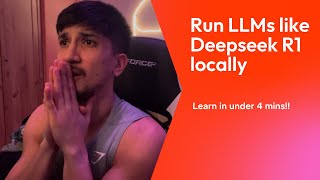 Run LLMs like Deepseek on your computer locally (Secure and Offline AI)