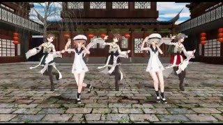 【MMD】[艦これ]シュルツ＆マースと金剛型で神のまにまに[ほぼ固定]