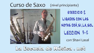 Ligados con las notas Do#, Si, La y Sol - Lección 9-2