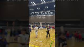 スポーツチャンバラ　基本動作グランドチャンピオン戦決勝　世界大会2022 Sports Chanbara 46th World championship Kihon-dousa