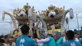 播州秋祭り　正八幡神社　2018　本宮　中野　御立