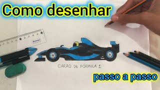 Desenhos de Rennan - Como desenhar um Carro de Fórmula 1 Passo a passo!