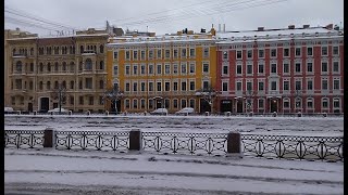 Заснеженный Санкт-Петербург, 12 января 2025. По пути зашел в Дом Союза Художников