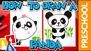 How To Draw A Panda - Preschool