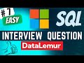 MICROSOFT Interview Question Solved - SQL | 