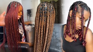 Knotless Braid Tutorial For Beginners 🔥 #braids #tutorial #knotlessbraids