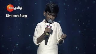 Divinesh Song ❣️|Saregamapa Li'l Champ||Z tamil vs TM Channel 💘||