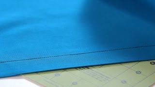 How to Make a Double-Fold Hem | Sewing Machine