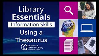 Advanced Literature Search part 3 - Using a thesaurus