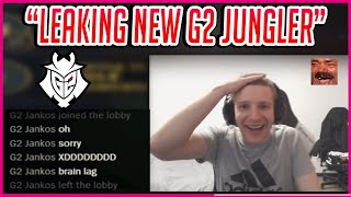 Jankos Accidently Joins G2 Lobby And Leaks New G2 Jungler 😂 | Jankos Clips