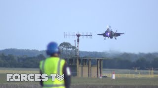 Welcome Home: First British F-35Bs Arrive At Their New Base | Forces TV