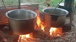 600 Peoples Chicken Biriyani (Hodgepodge) Cooking | Charity Food | Feed To All Villagers