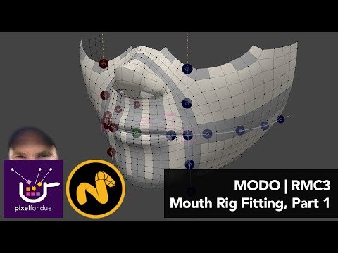 Modo Rigging Mouth Rig Fitting Part 1 Youtube