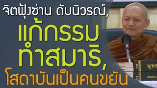 จิตฟุ้งซ่านดับนิวรณ์ 5 , แก้กรรม ทำสมาธิ, โสดาบันเป็นคนขยัน