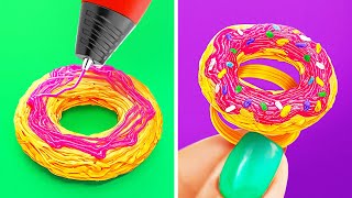 FUNNY 3D PEN CRAFTS || Creative DIY Ideas And Mini Crafts By 123 GO! SERIES