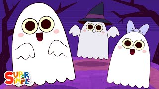 Five Little Ghosts | Halloween Song for Kids | Super Simple Songs | super simple poems