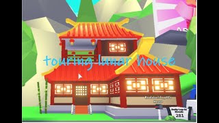 Touring *NEW* LUNAR HOUSE in adopt me