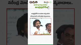 ఆంధ్రప్రదేశ్ కు అండగా ఉన్నందుకు నరేంద్ర మోదీ గారికి ప్రత్యేక ధన్యవాదాలు.. || #APTowardsGramSwaraj