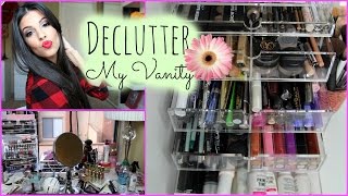Organize My Makeup Collection: Makeup Vanity