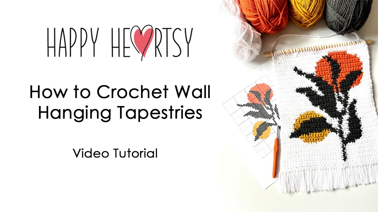 How To Crochet Wall Hanging Tapestries Youtube