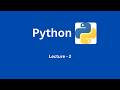 Python Tutorial for Beginners | Lecture 2 | Introduction to Python Programming🐍