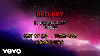 Thrice - Red Sky (Karaoke)