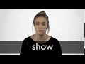 How to pronounce SHOW in British English