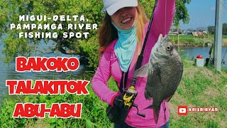 NIGUI TO DELTA FISHING SPOT NAPAKALAKING BAKOKO NAHULI KO TALAKITOK , ABU-ABU huli sa PAMPANGA RIVER