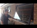 kitchen window transformed by gas struts