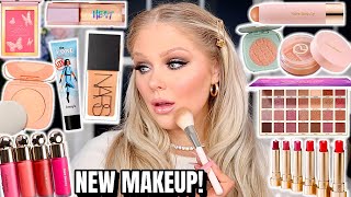 TESTING VIRAL NEW MAKEUP! FIRST IMPRESSIONS MAKEUP TUTORIAL | KELLY STRACK