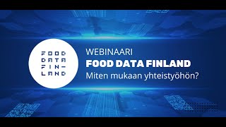 Food Data Finland jäsenverkoston esittely