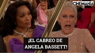 #OSCARS2023 | El cabreo de #AngelaBassett al perder el #Oscar con #JamieLeeCurtis