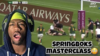 AMERICAN REACTS TO ALL BLACKS V SOUTH AFRICA 2023 (TWICKENHAM) | SPRINGBOKS😳 | DECEMBER SPECIAL!!