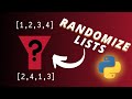 How To Randomize Items In A List In Python
