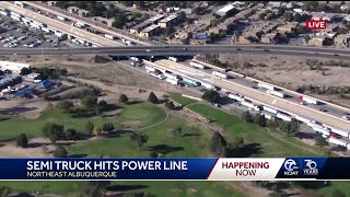 Interstate closure leads to traffic jam in Albuquerque