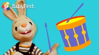 What is it? Drum | Harry the Bunny | BabyFirstTV