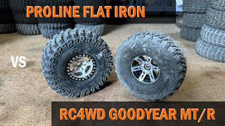 Proline Flat Iron vs RC4WD Goodyear MTR. 1.9\