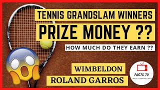Tennis Grandslam winner prize money ?? | Wimbeldon | Roland Garros | 2021