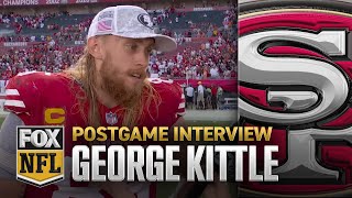 George Kittle on the 49ers' 23-20 win over the Buccaneers: 'Just dogs all over the field'