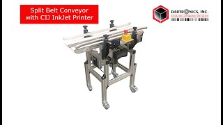 Split Belt Powered Conveyor for Bottom Coding