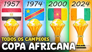 TODOS os CAMPEÕES da COPA AFRICANA de NAÇÕES 1957-2024