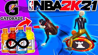 I UNLOCKED UNLIMITED GATORADE AND BECAME THE BEST GUARD IN NBA 2K21! FASTEST SIGNATURE STYLES!
