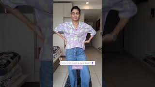 A very Cool Shirt Hack👚✨|| Mahi Kapoor #ashortaday #shorts #youtubeshorts