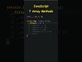 7 JavaScript Array Methods