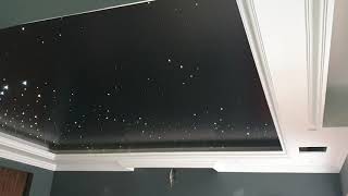 Star night stretch ceiling for your cinema