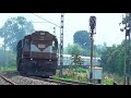 alco s wdm 3a diesel locomotive chugging hard on huge curve howrah rajgir fast passenger