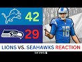 Lions Rumors & News After 42-29 Win vs. Seahawks | Jared Goff, Jameson Williams & Dan Campbell