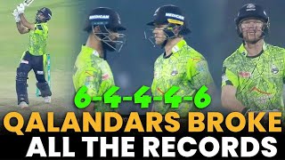 Qalandars Broke All The Records | Lahore Qalandars vs Peshawar Zalmi | Match 15 | HBL PSL 8 | MI2A