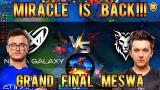 NIGMA vs CHIMERA -🏆 GRAND FINAL[BO5] 🏆 MIRACLE IS BACK | ESL ONE RALEIGH 2025:MESWA CLOSED QUALIFIER