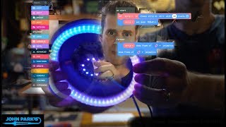 MakeCode Minute: NeoPixel Strips @adafruit @johnedgarpark #adafruit #makecode @msmakecode